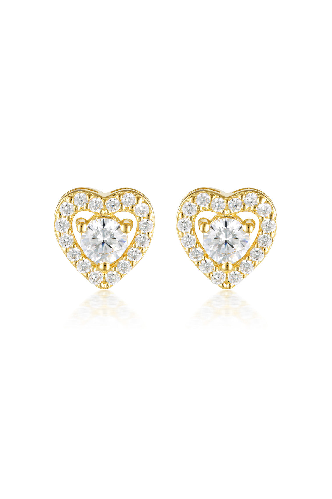SIGNATURE SEALED WITH A KISS EARRINGS GOLD