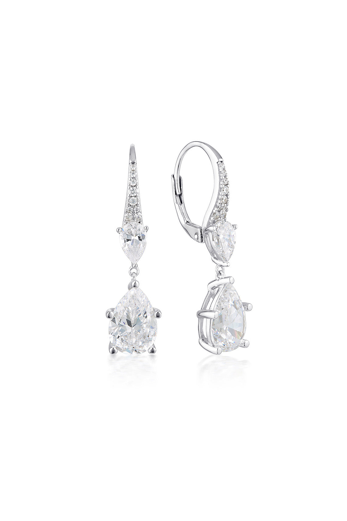 JOSEPHINE DROP EARRINGS SILVER