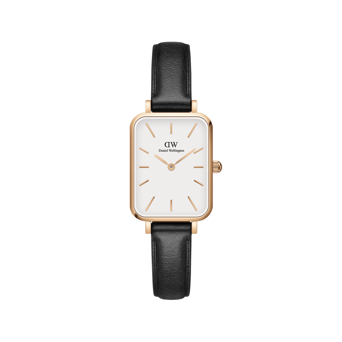 Daniel Wellington Quadro 20X26 Pressed Sheffield Rose Gold & White Watch