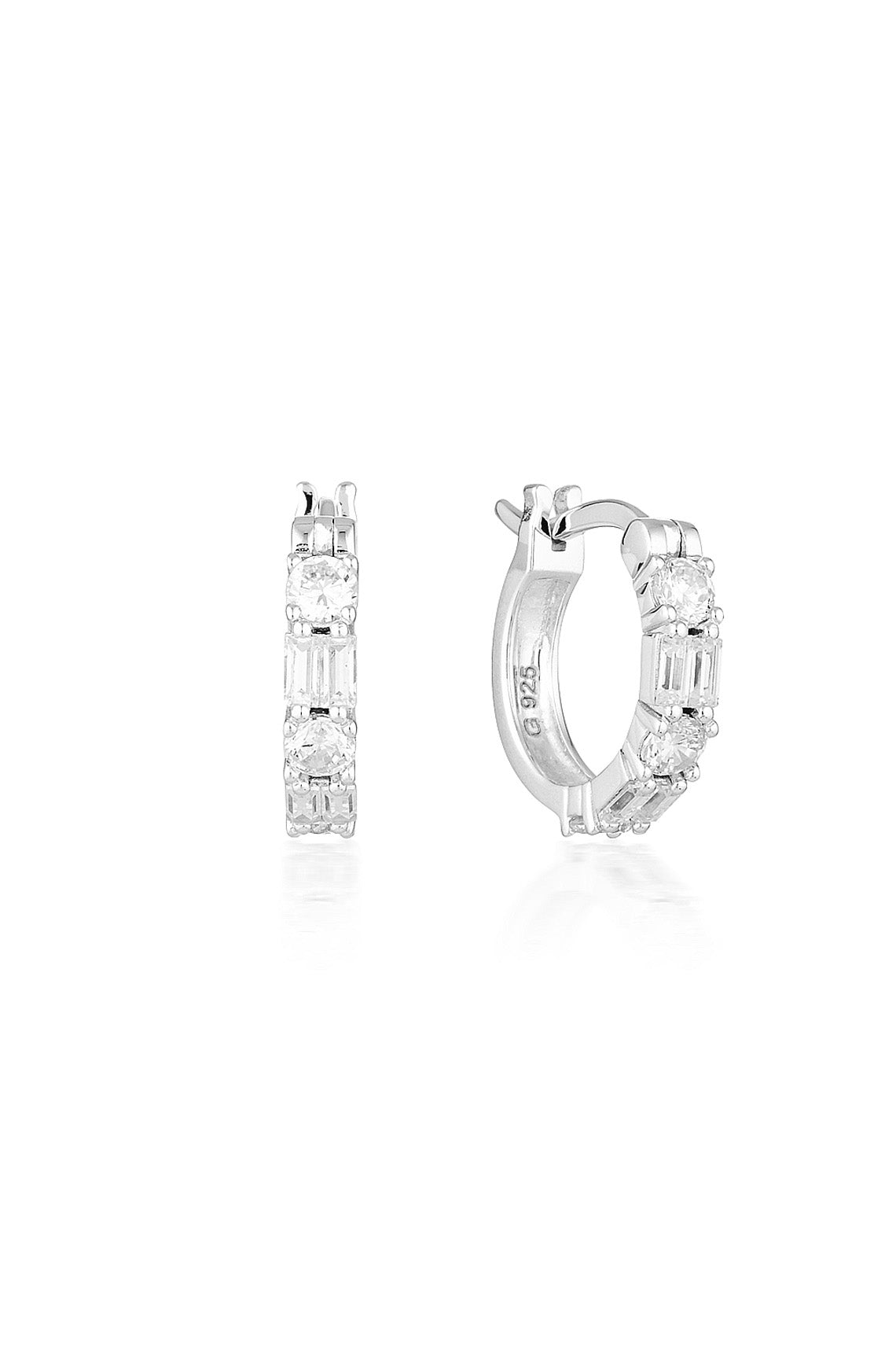 IRINA SMALL SILVER HOOP