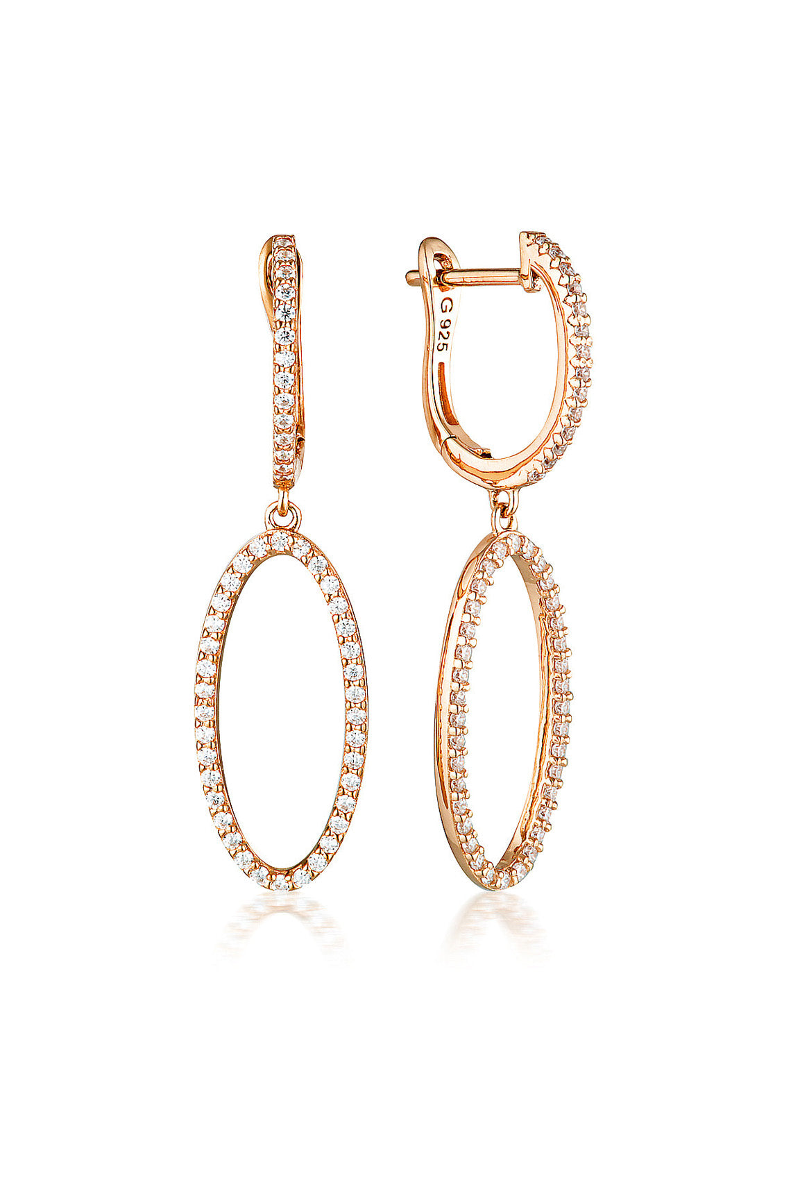 AURORA CELESTIAL EARRINGS ROSE GOLD