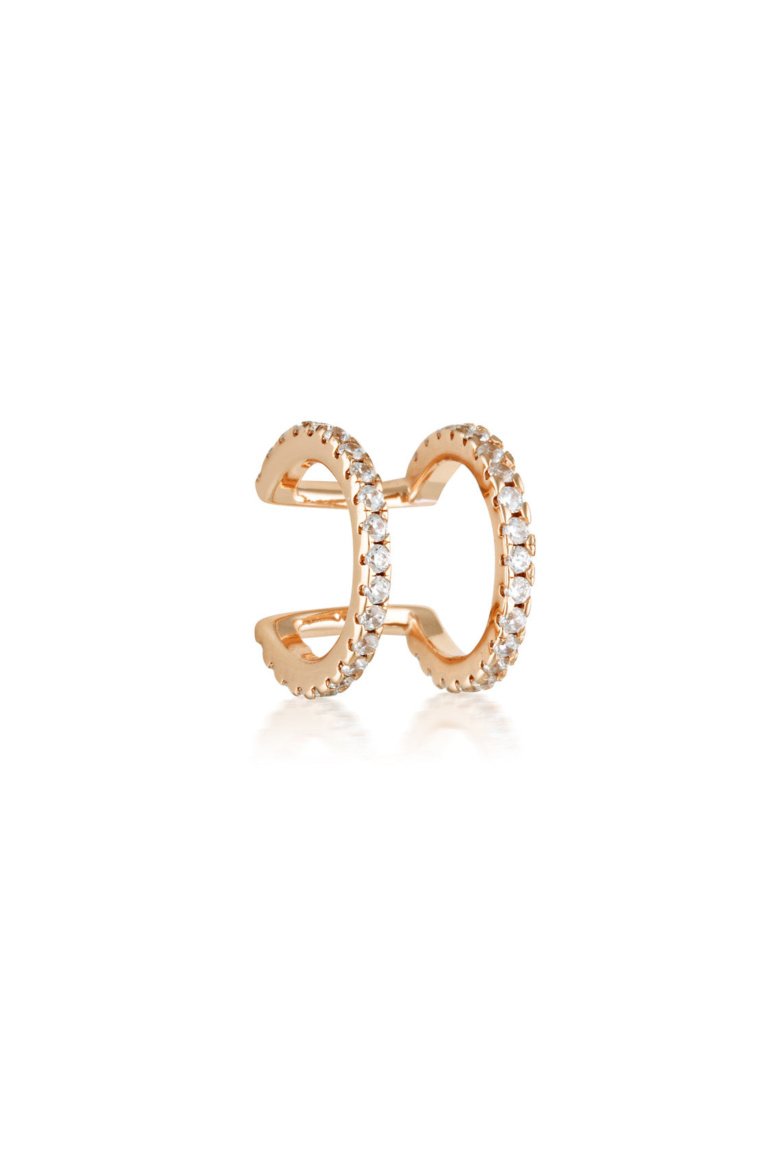SIGNATURE DOUBLE EAR CUFF ROSE GOLD