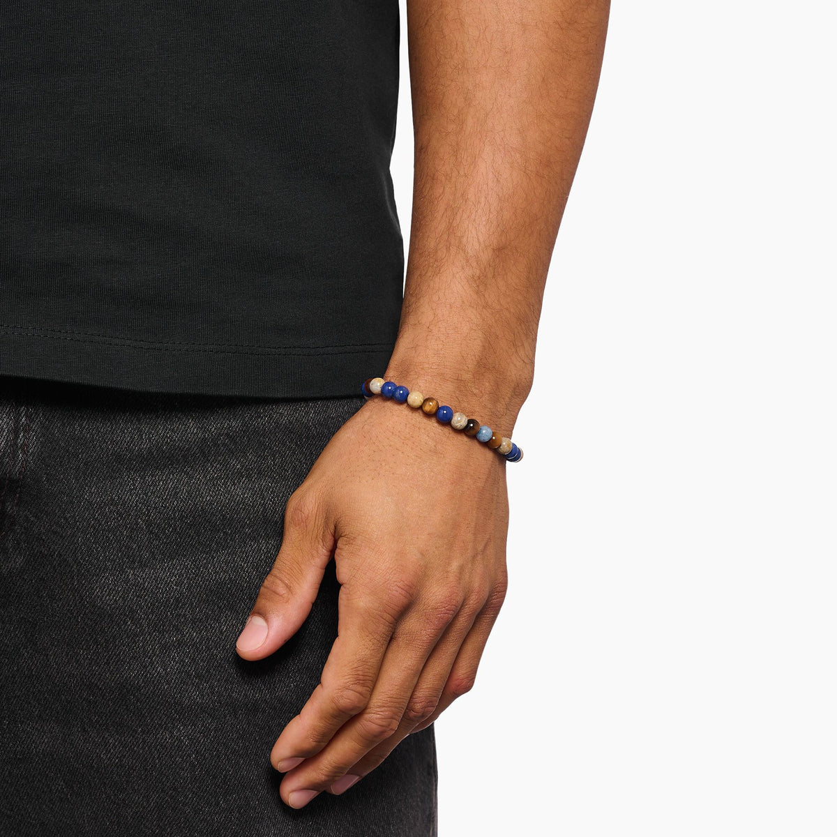 THOMAS SABO Earth and blue beads bracelet