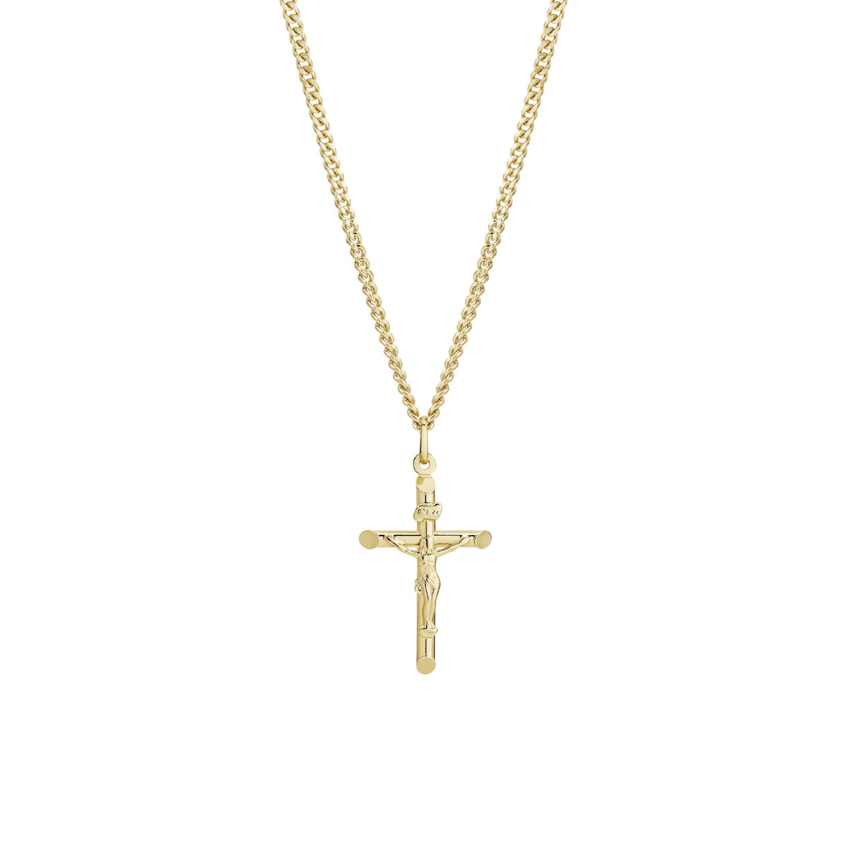 9ct gold crucifix pendant