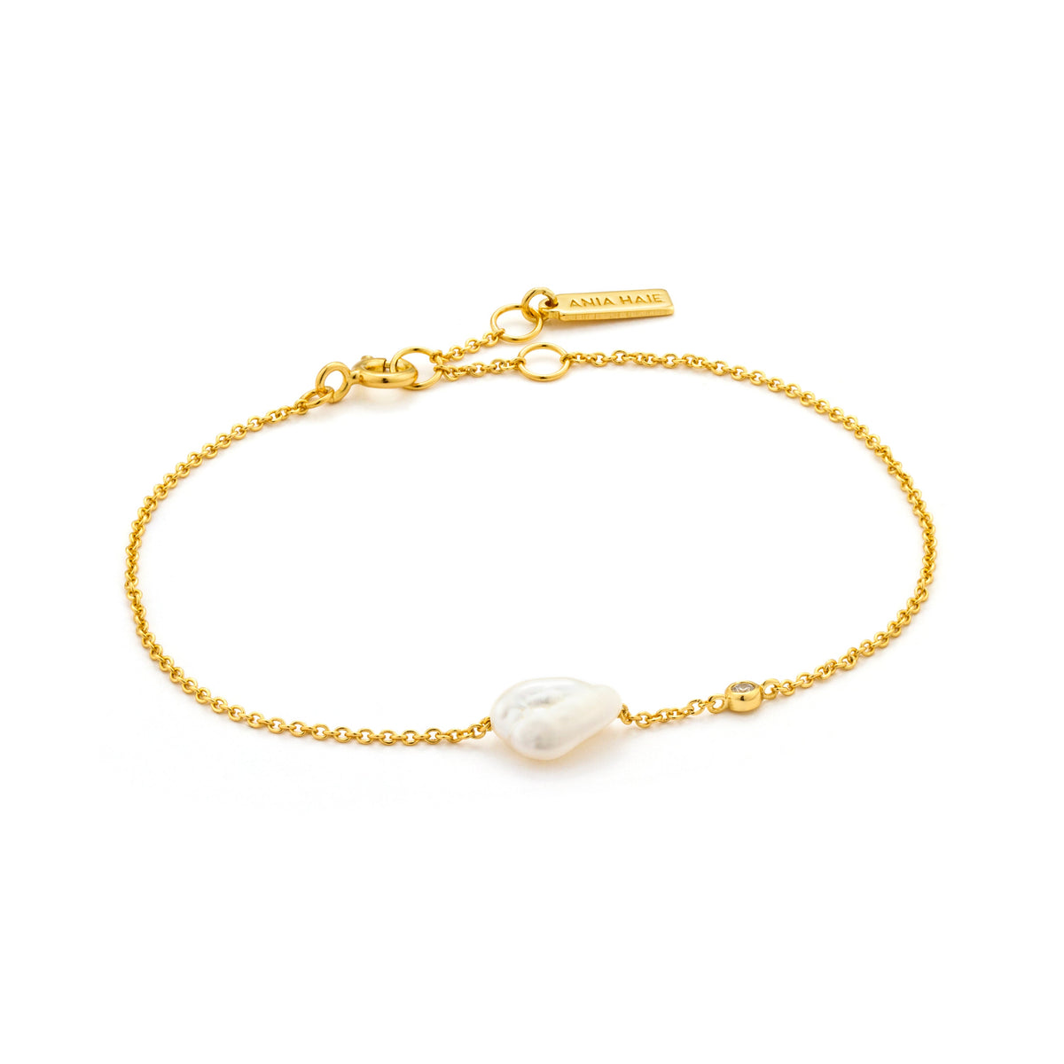 Ania Haie Pearl Bracelet Gold