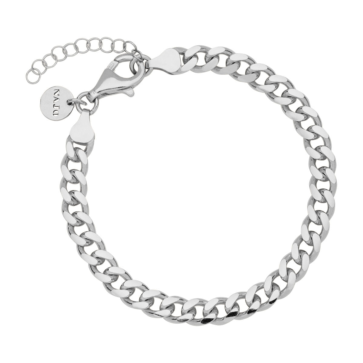 NAJO Marchioness Silver Grande Bracelet (19cm+ext)