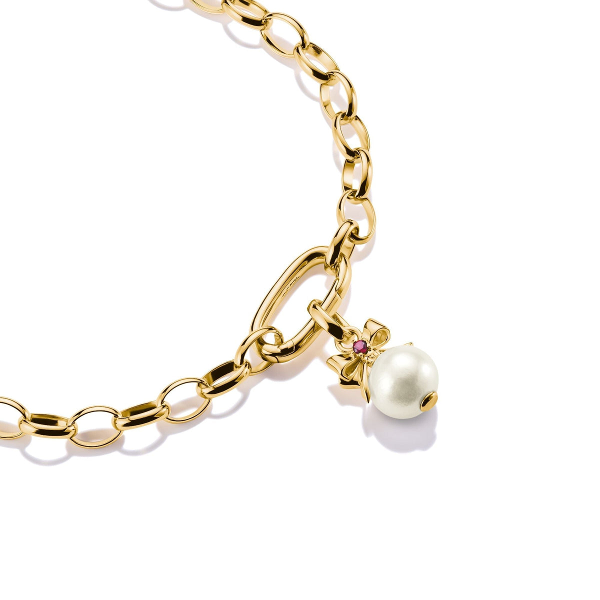 THOMAS SABO Connect Charm Pearl with Bow