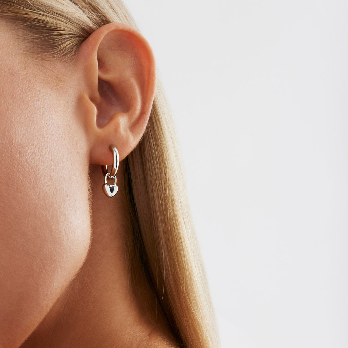 NAJO Amore Silver Hoop Earrings