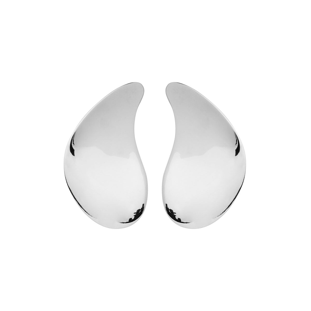 NAJO Circadian Silver Leaf Earrings