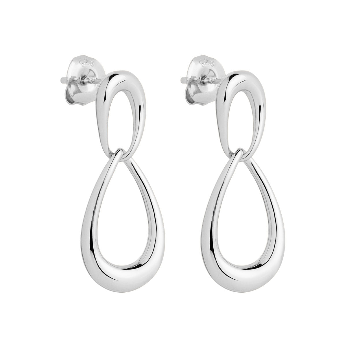 NAJO Vivante Silver Drops Grande Earrings