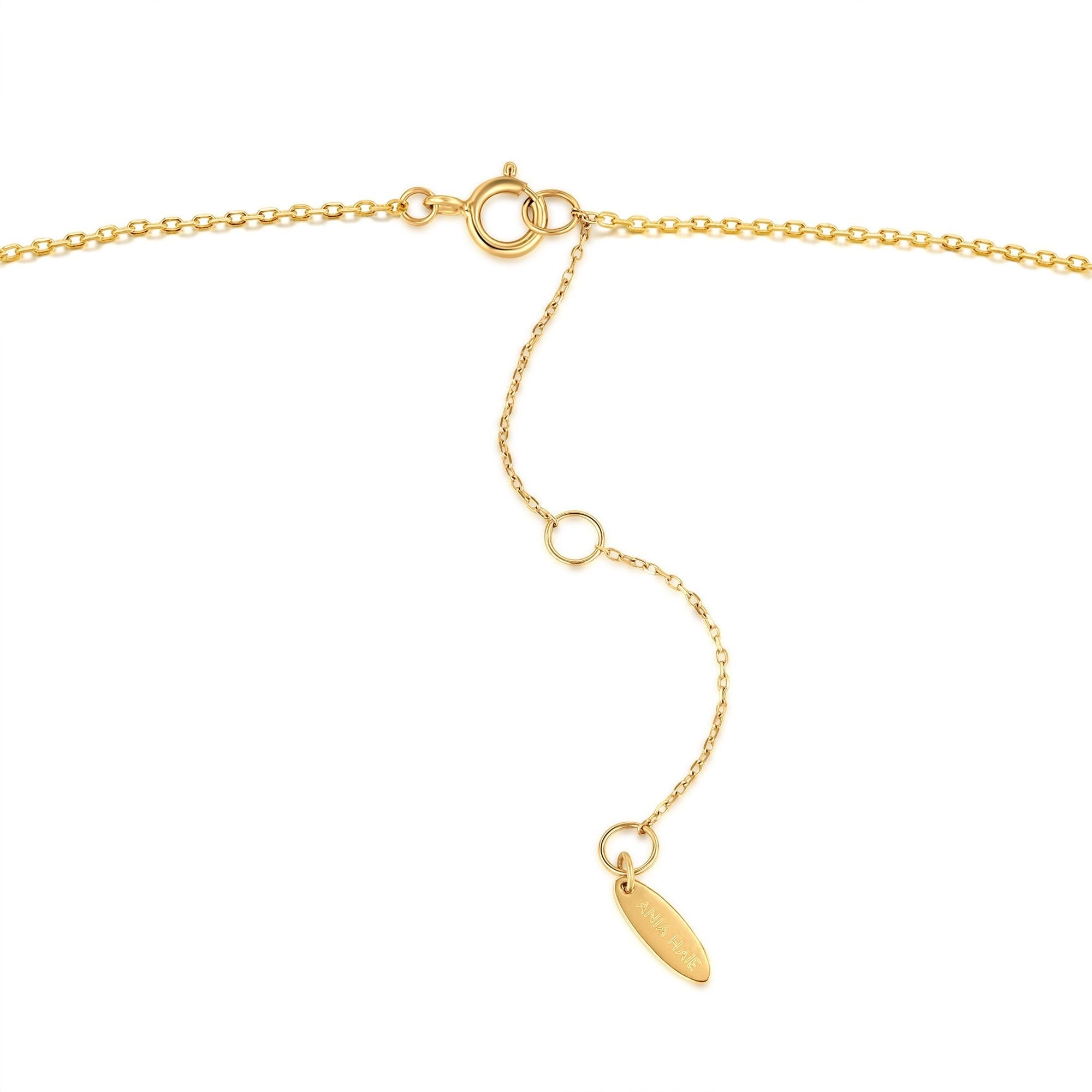 Ania Haie 14ct Gold Heart Padlock Necklace