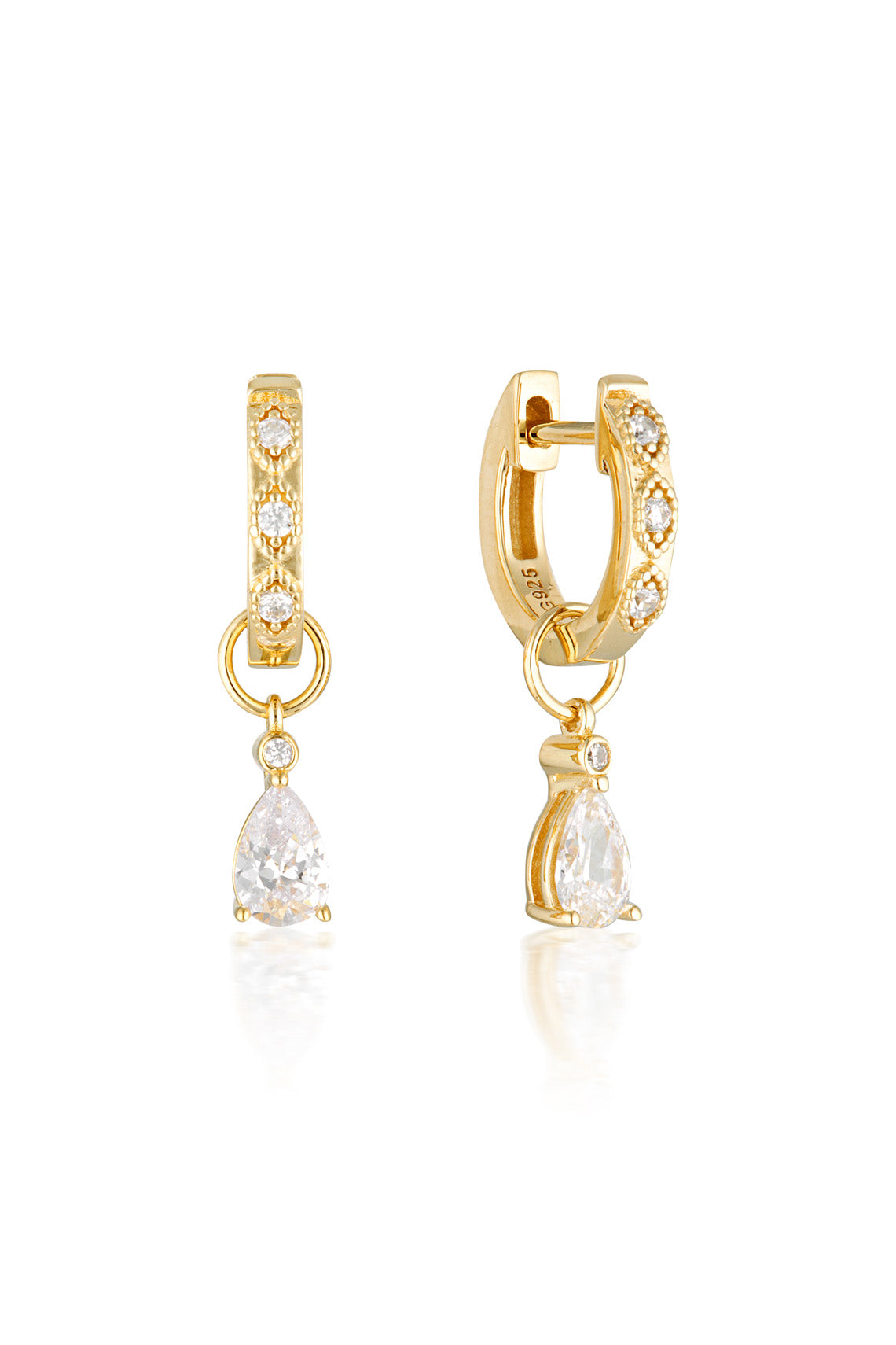 SUMMER SORBET SHERBERT SHIMMER EARRINGS GOLD