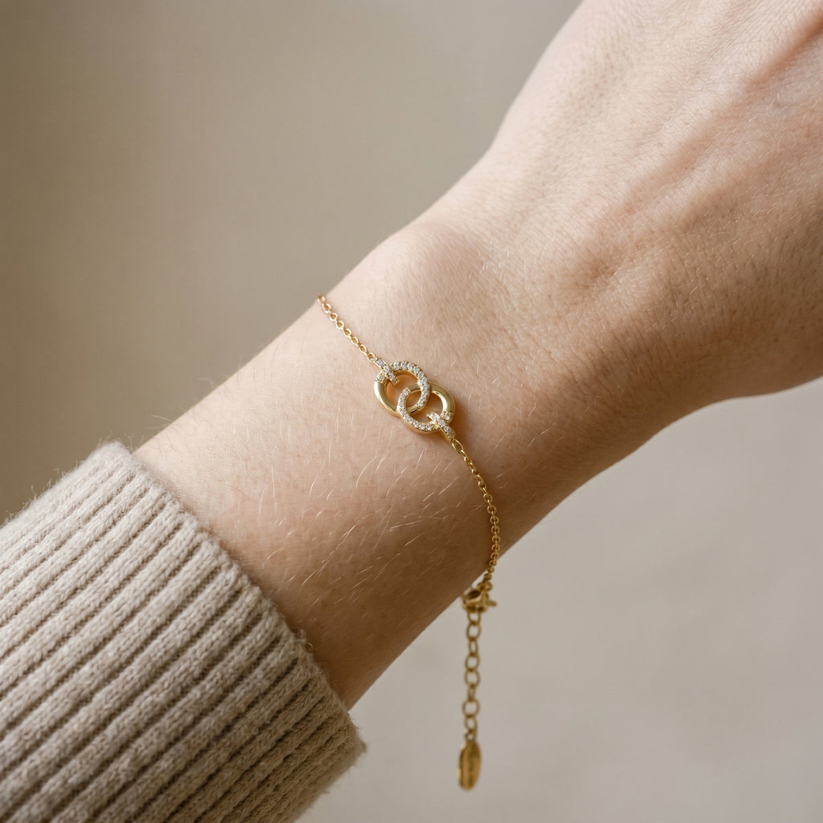 GEORGINI ALCHEMY COUTURE LINK BRACELET GOLD