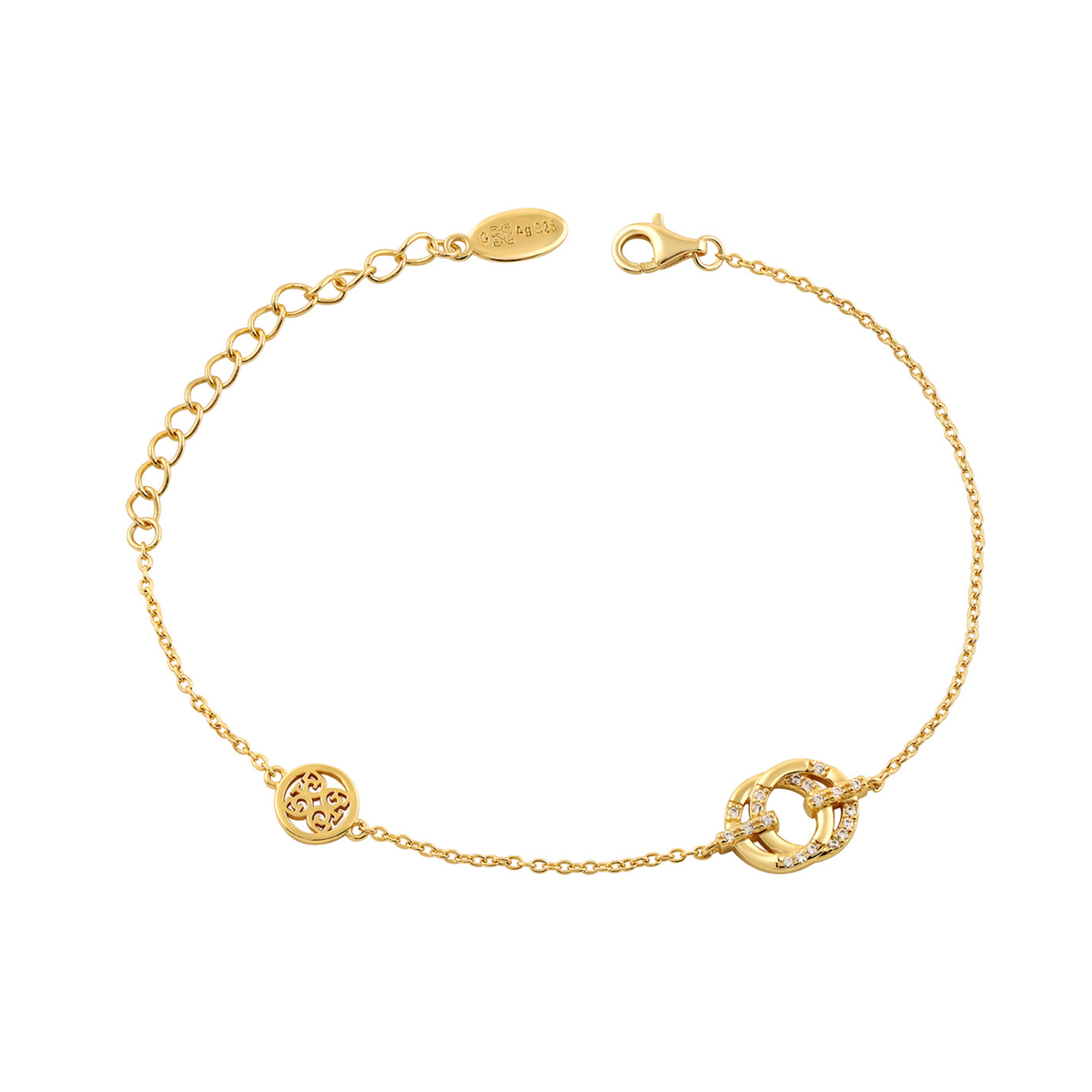 GEORGINI ALCHEMY COUTURE LINK BRACELET GOLD