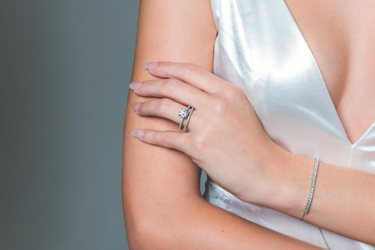 ICONIC BRIDAL FRANCESCA RING SILVER