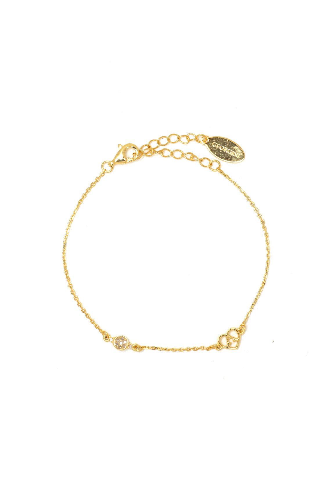 SEVEN NATURAL DIAMOND DOTTI BRACELET GOLD