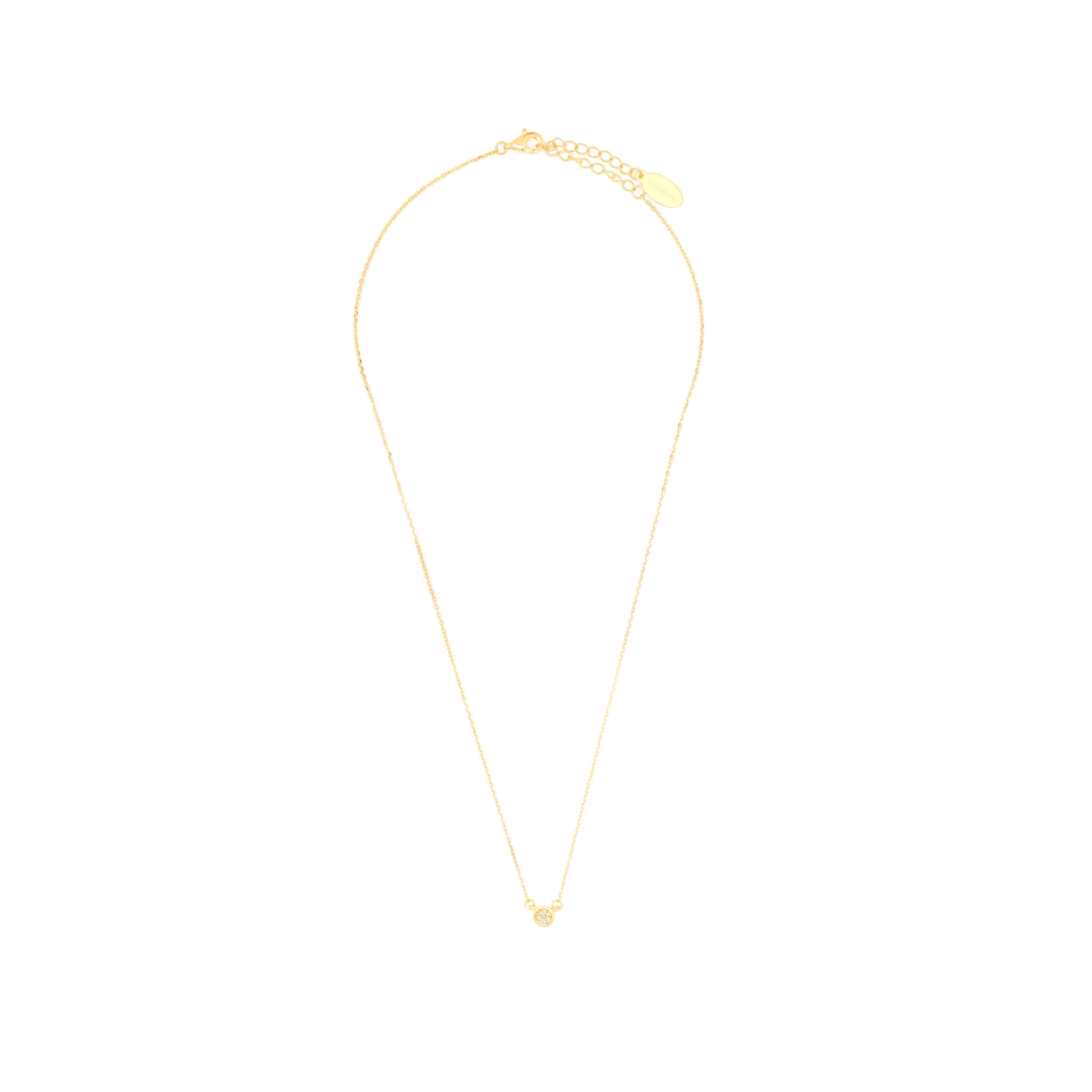 Diamonds by Georgini Seven Natural Diamond Dotti Pendant Gold