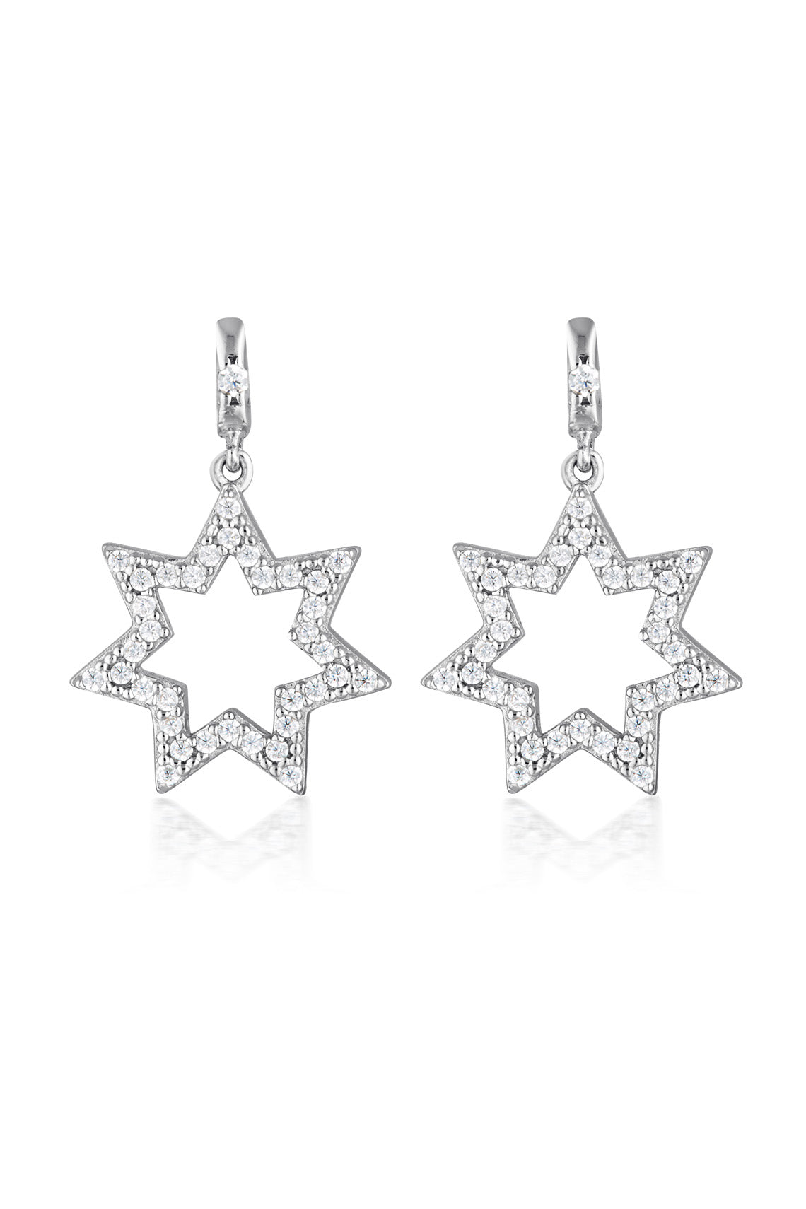 STAR EARRINGS SILVER