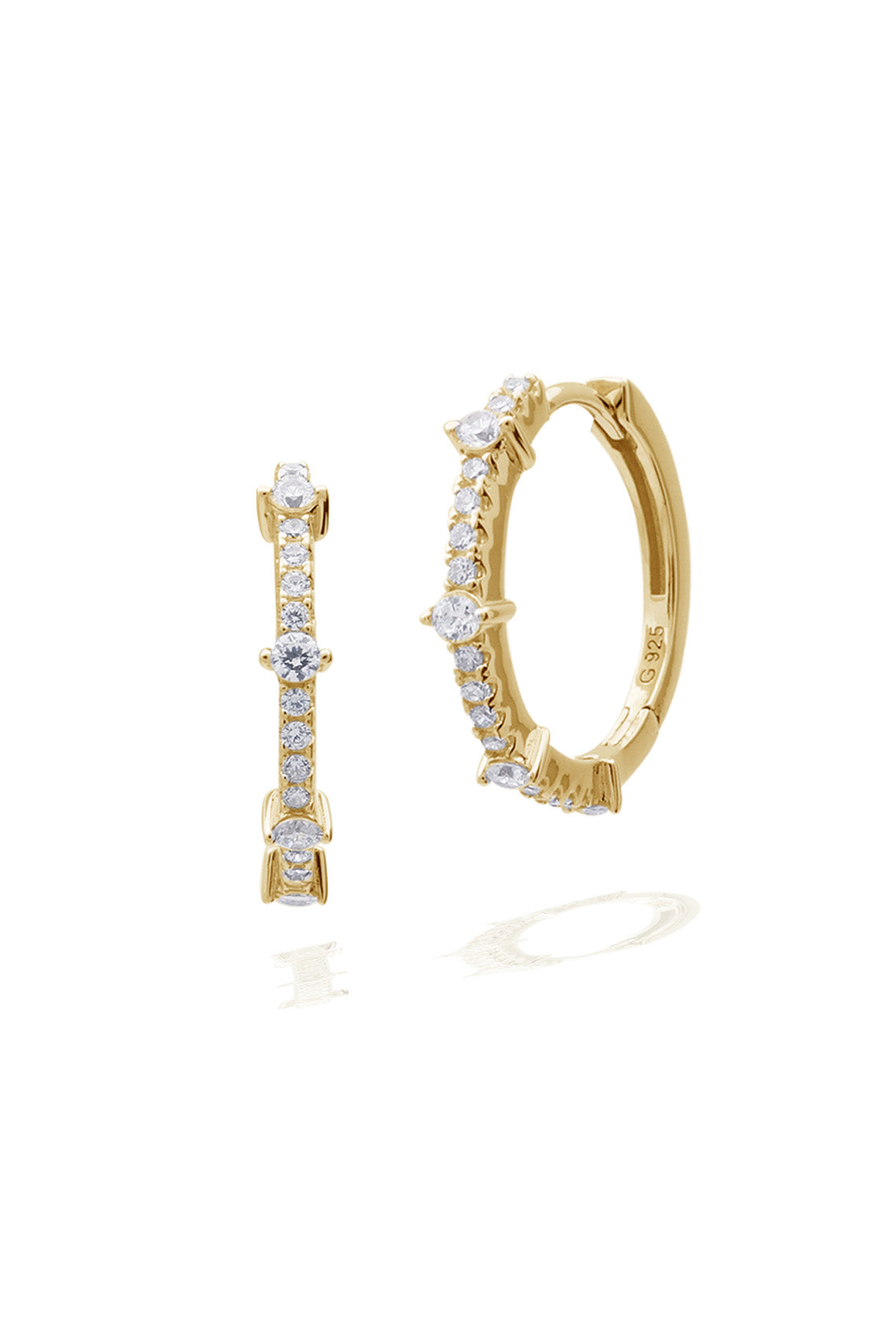 RED CARPET GALA EARRINGS GOLD