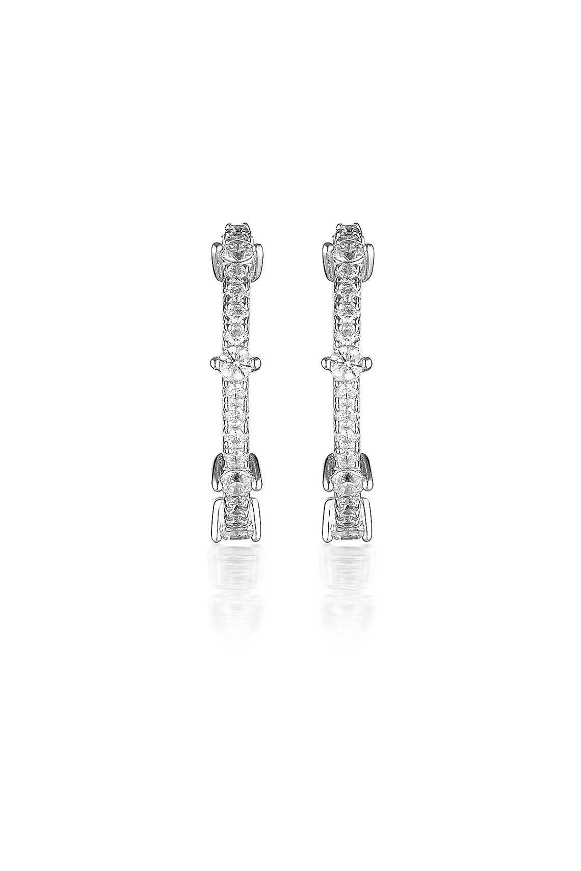 RED CARPET GALA EARRINGS SILVER