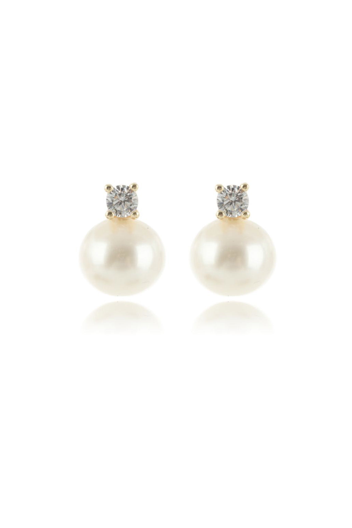 OCEANS NOOSA FRESHWATER PEARL EARRINGS GOLD