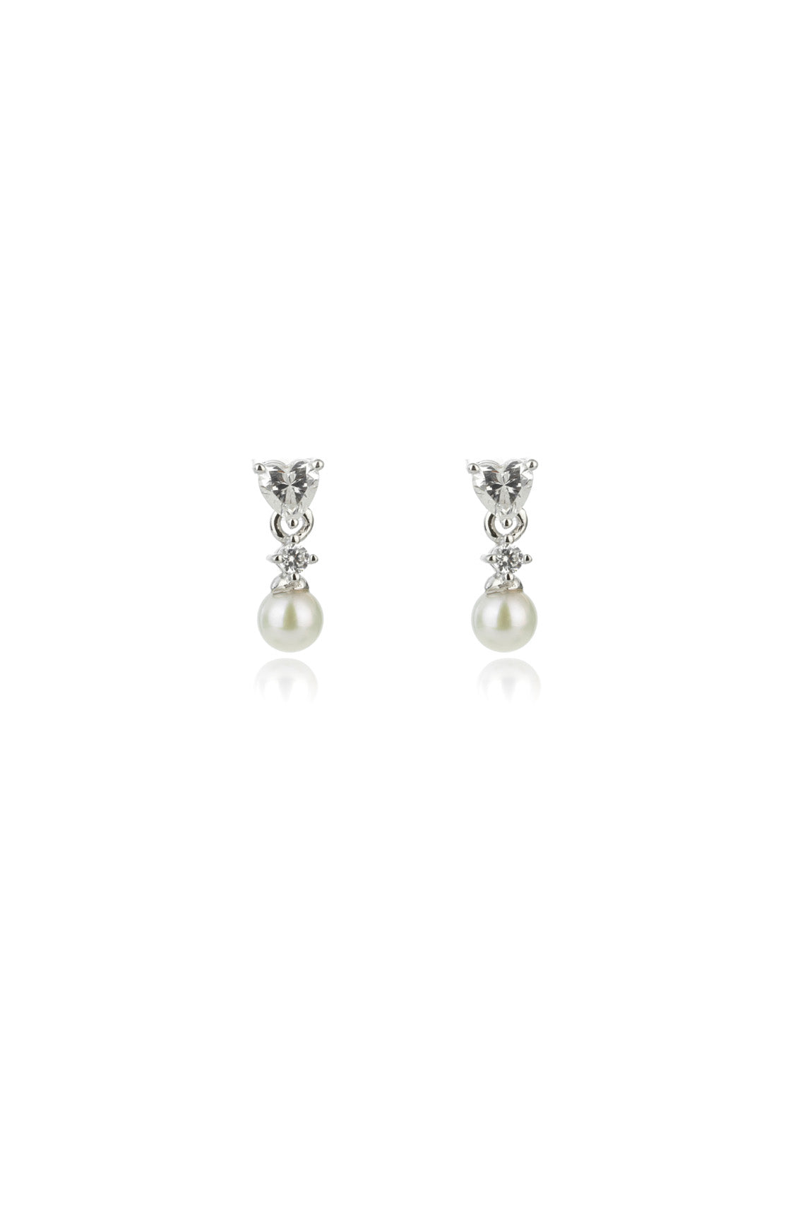 SWEETHEART MINI HEART FRESHWATER PEARL DROPLET PINK