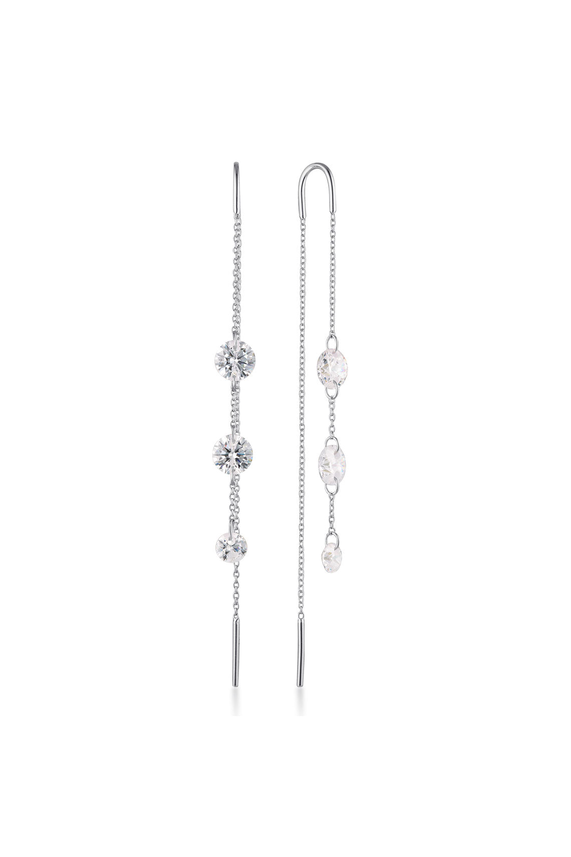 Georgini Mirage Ethereal Threader Earring Silver