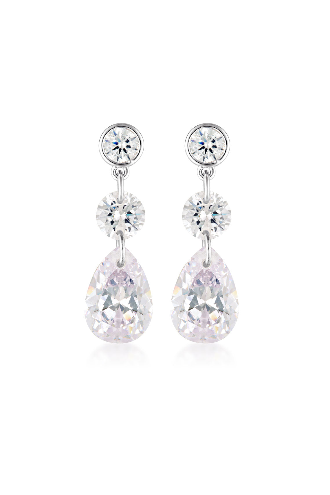 Georgini Mirage Augusta Earrings Silver