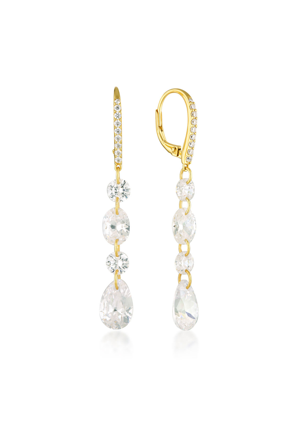 Georgini Mirage Olga Earrings Gold