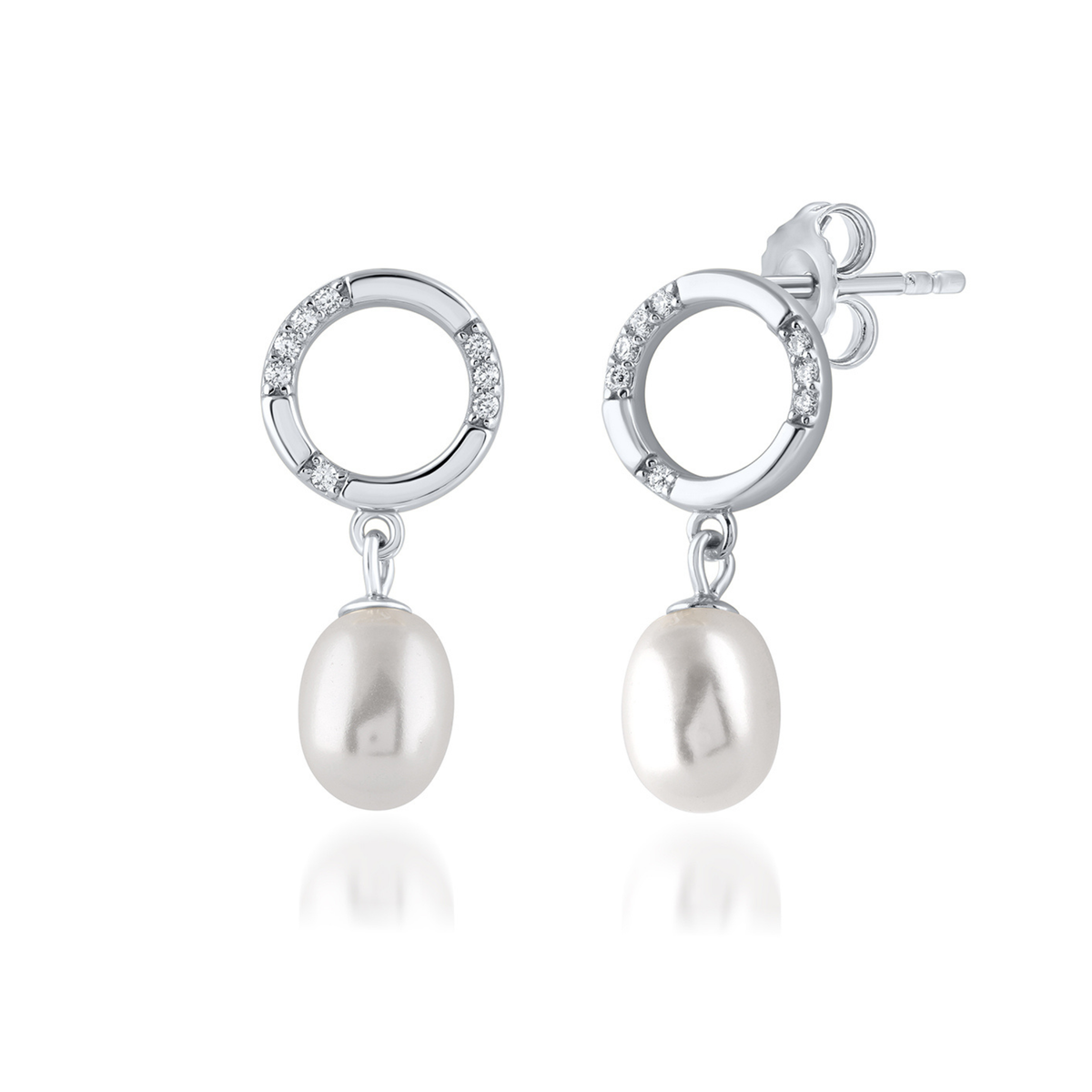 GEORGINI ALCHEMY SOL EARRINGS SILVER