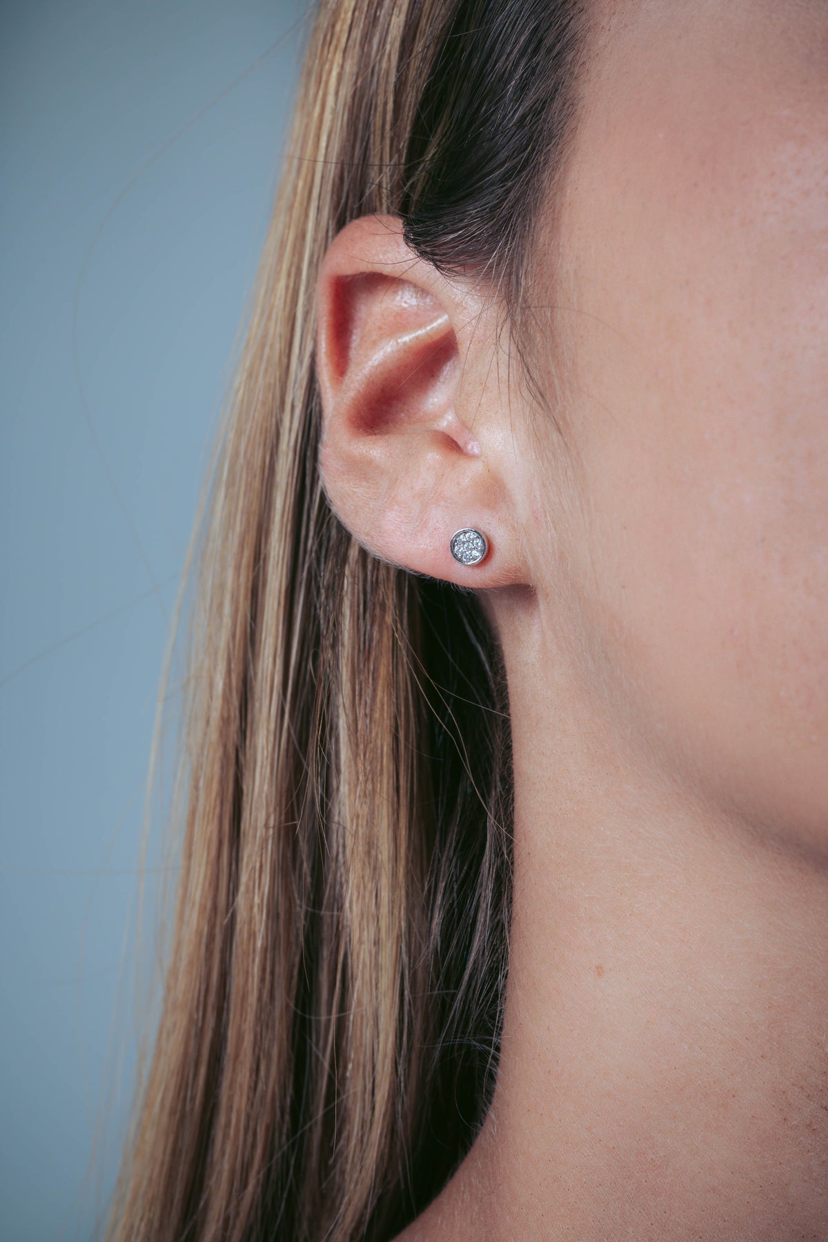 DOTTI STUD EARRINGS SILVER