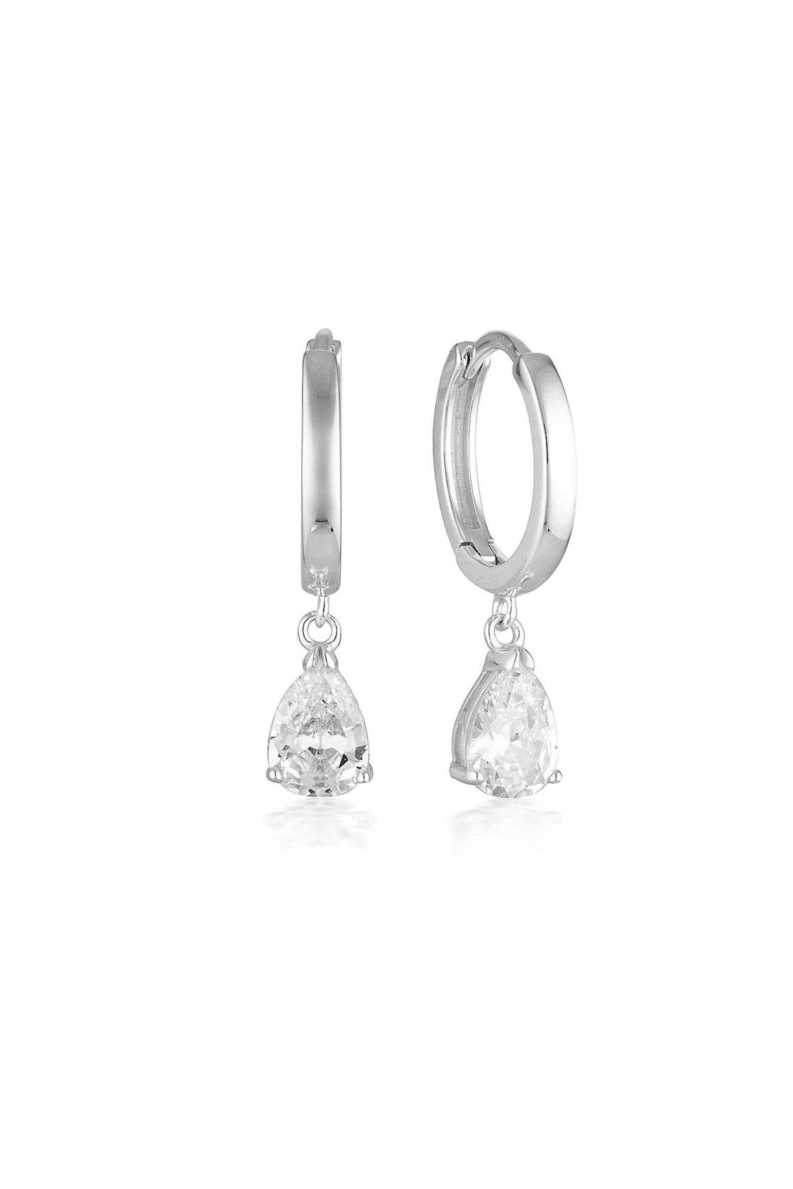 PIA HOOP EARRINGS SILVER