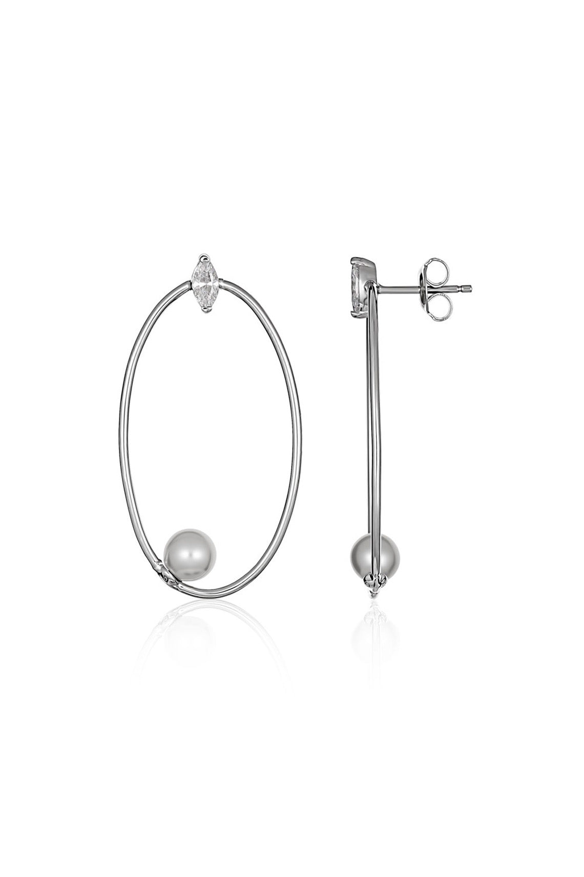 HEIRLOOM ADMIRED EARRINGS SILVER