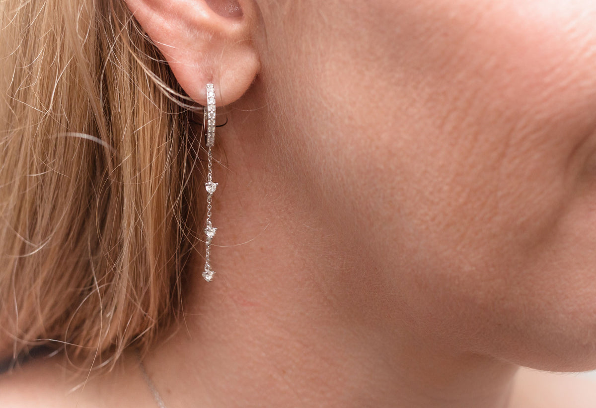 HEIRLOOM LOVED EARRINGS SILVER