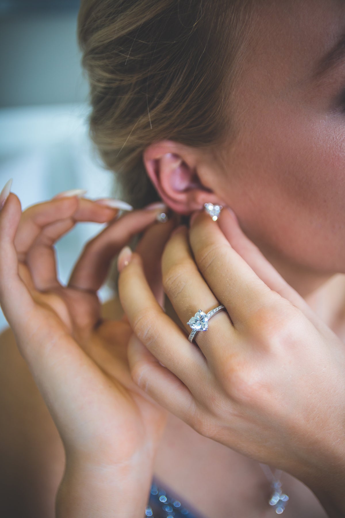 GEORGINI AURORA FIRST BLUSH RING SILVER