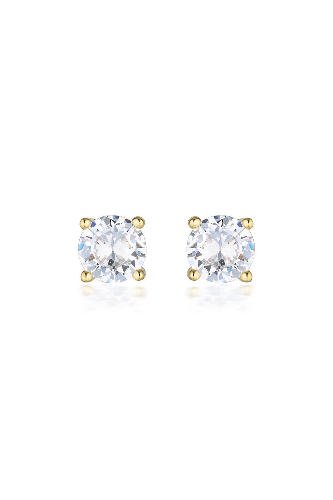 MOISSANITE STUDS 1TCW IN 9CT YELLOW GOLD
