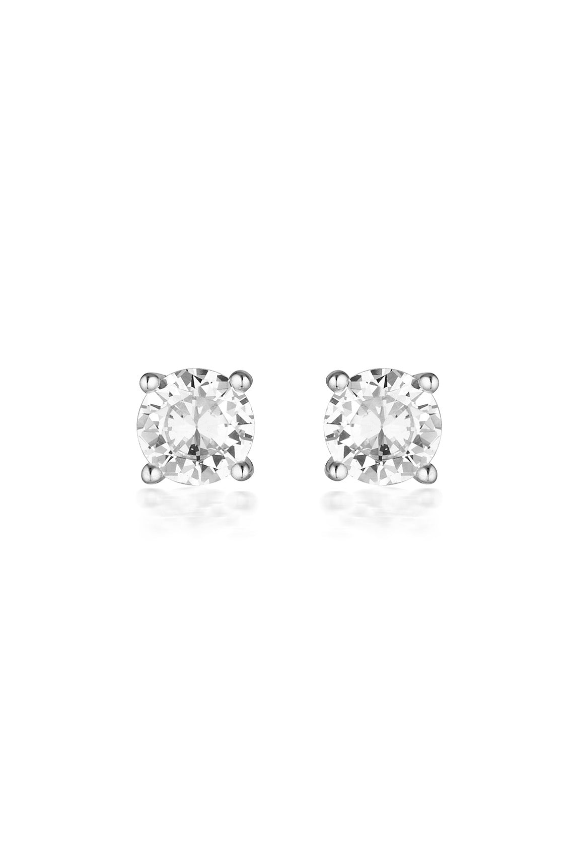 MOISSANITE STUDS 1TCW IN 9CT WHITE GOLD