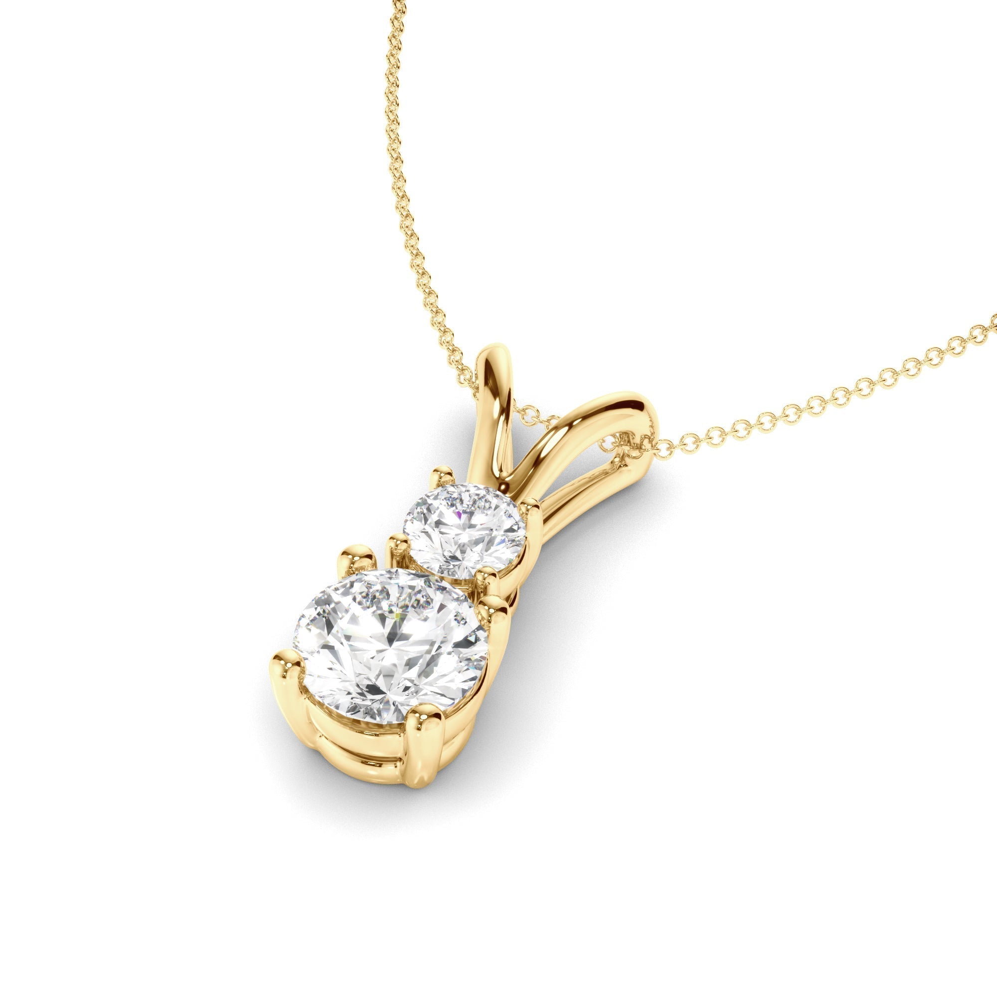 Round Brilliant Cut Diamond Pendant