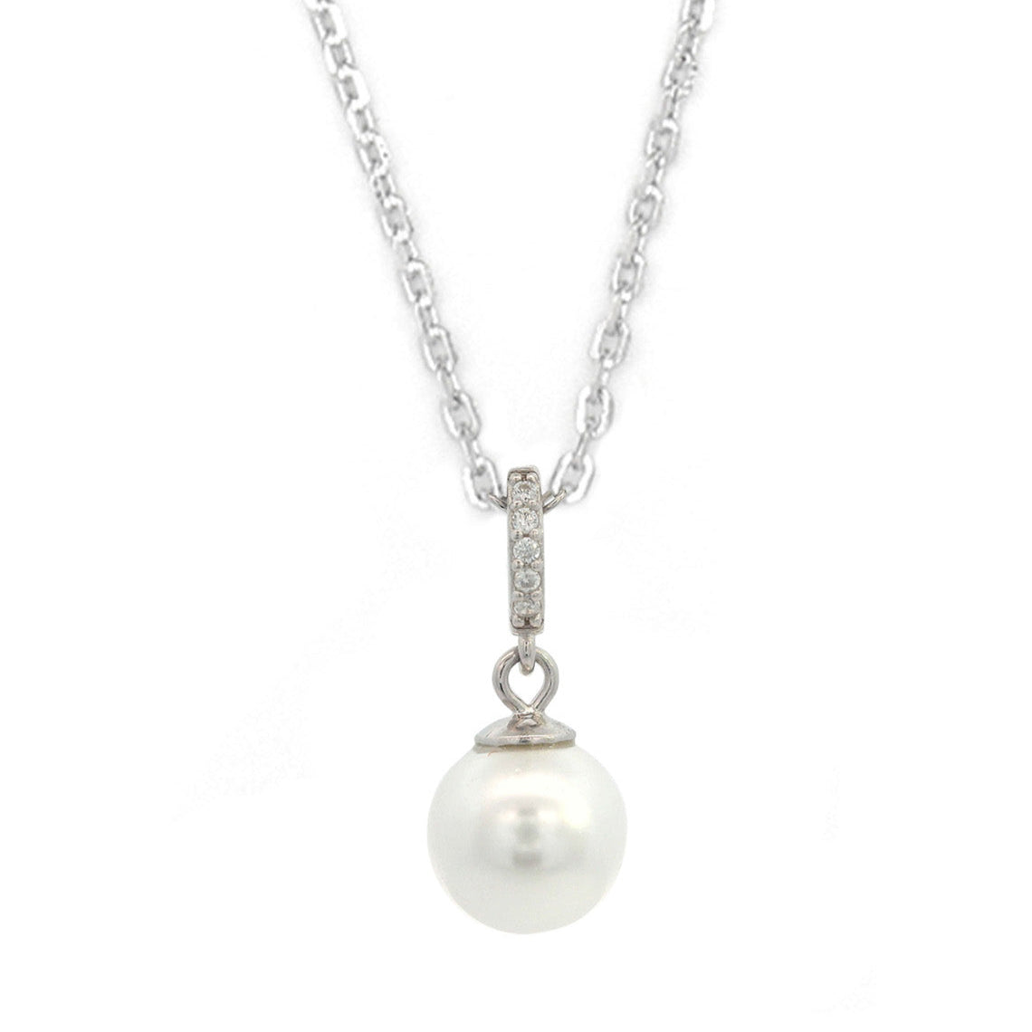 Adagio Effortless Glow Pearl Pendant Silver