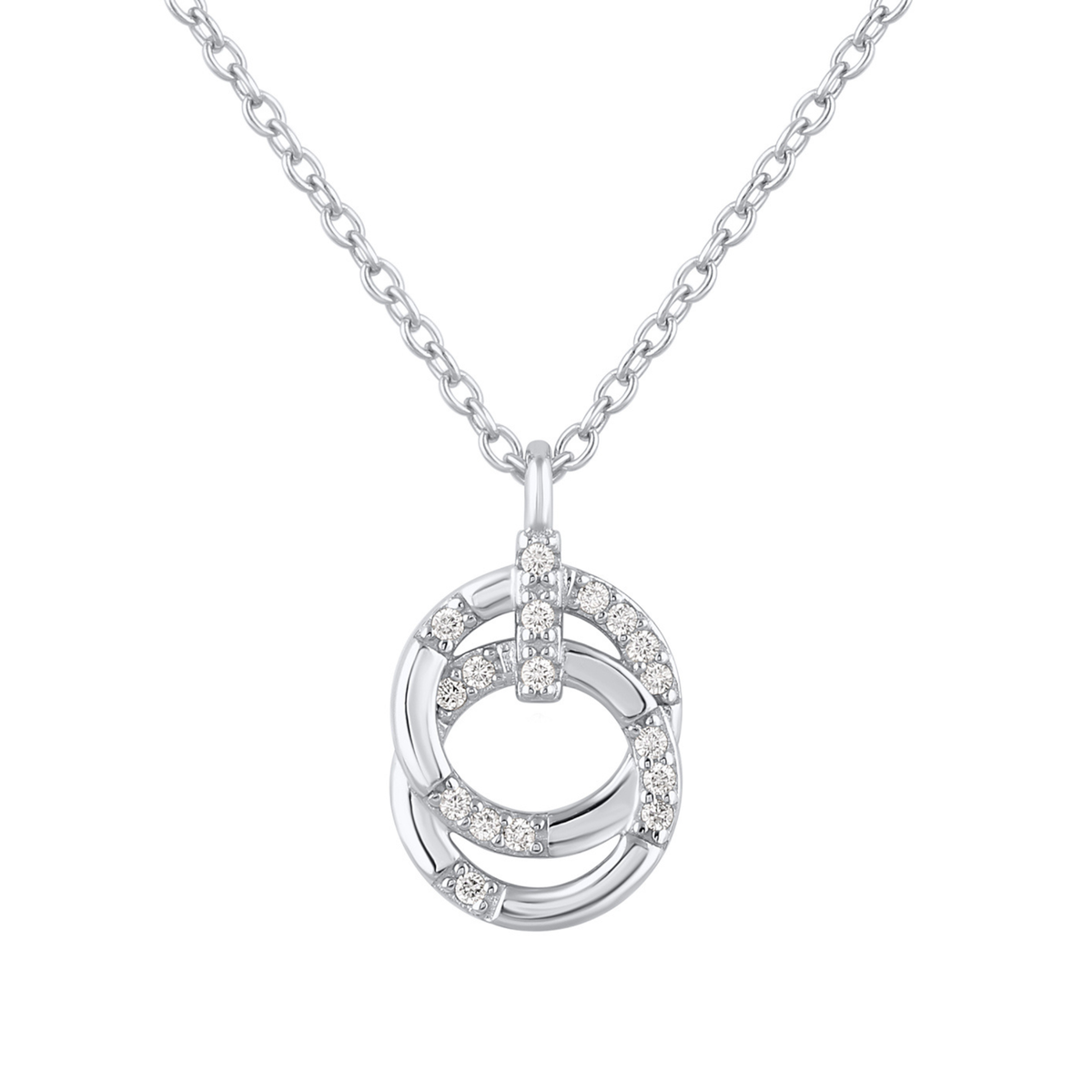 GEORGINI ALCHEMY COUTURE LINK PENDANT SILVER