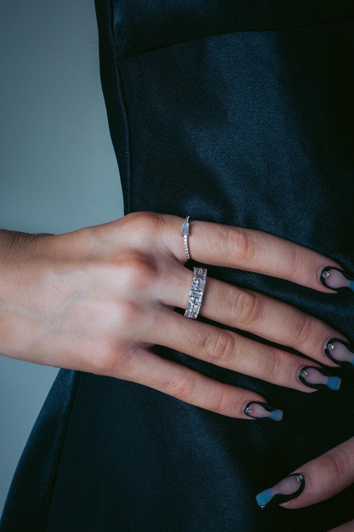 MOSAIC SILVER BAND