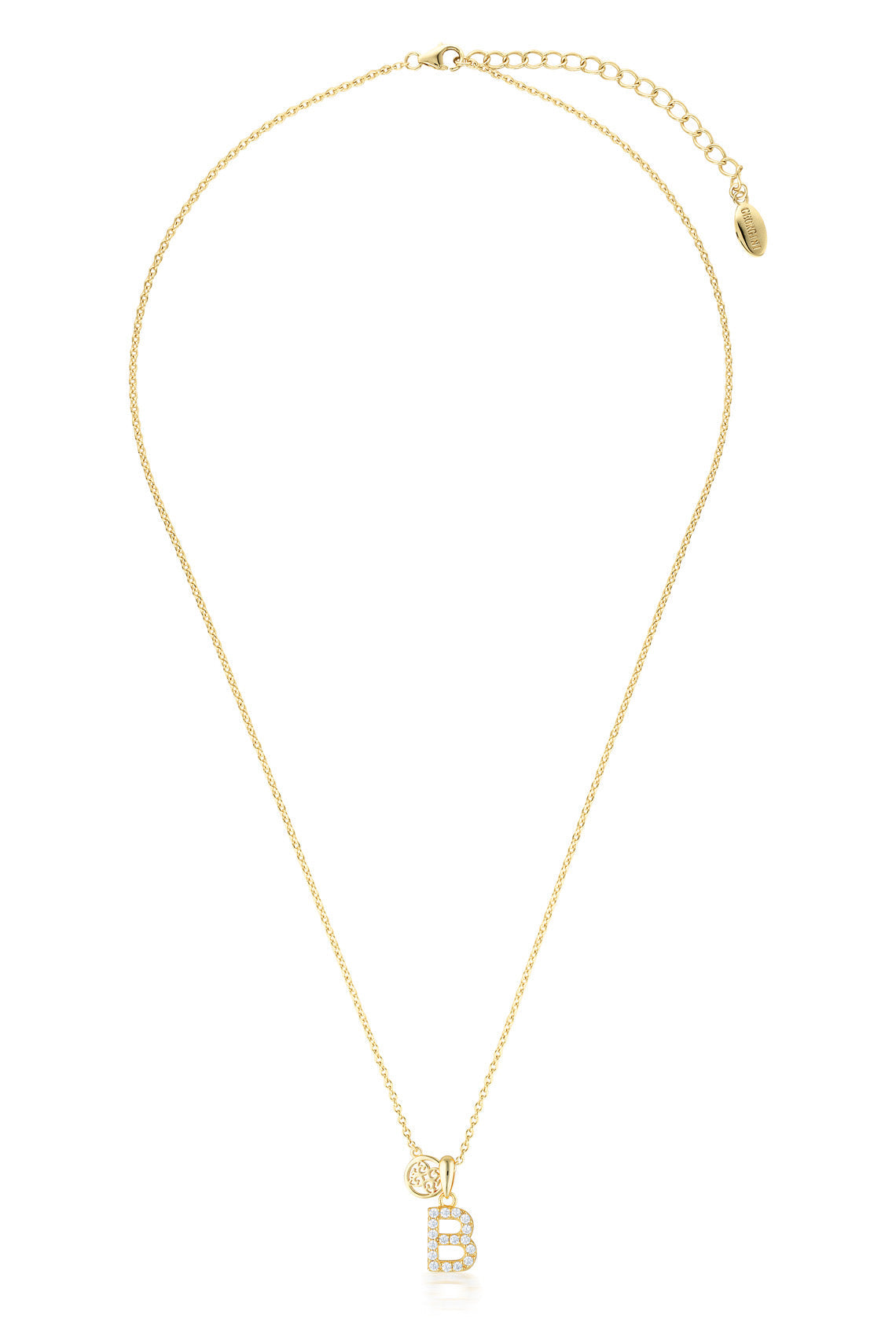 LUXURY LETTERS B INITIAL PENDANT GOLD