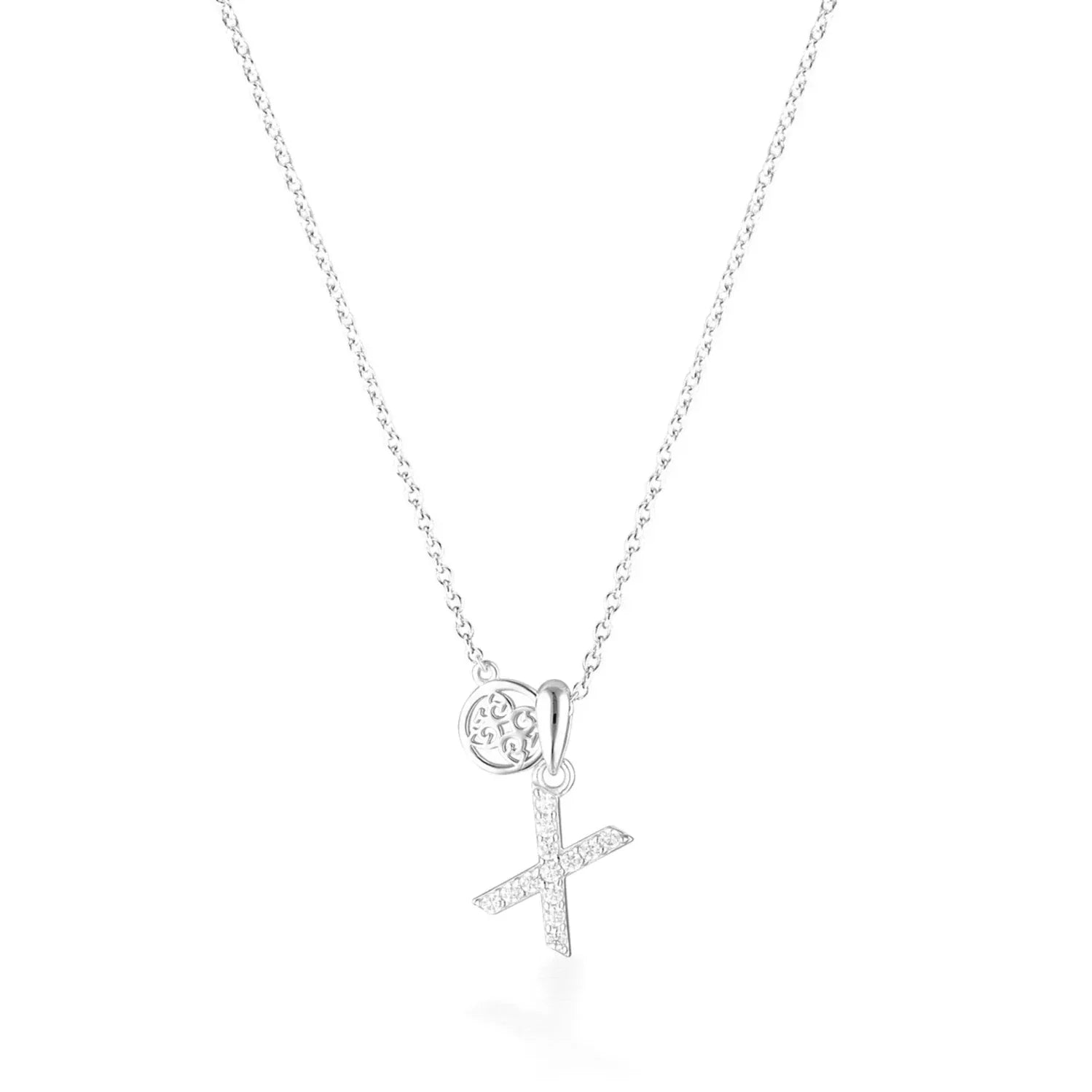 Georgini Luxury Letters X Initial Pendant Silver