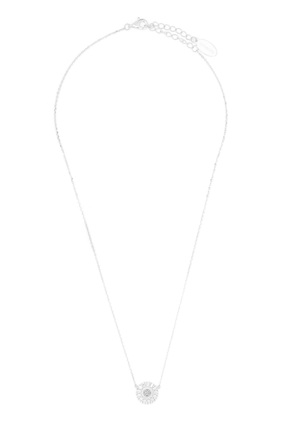 MY ONLY SUNSHINE BAGUETTE PENDANT SILVER