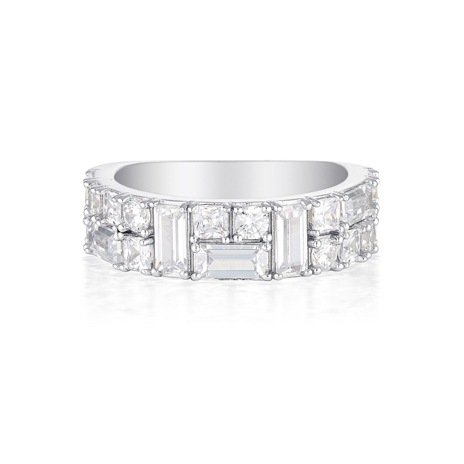 Georgini - Mosaic Sterling Silver Cubic Zirconia Ring