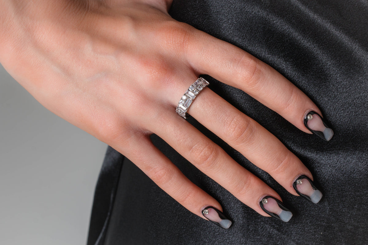 MOSAIC SILVER BAND
