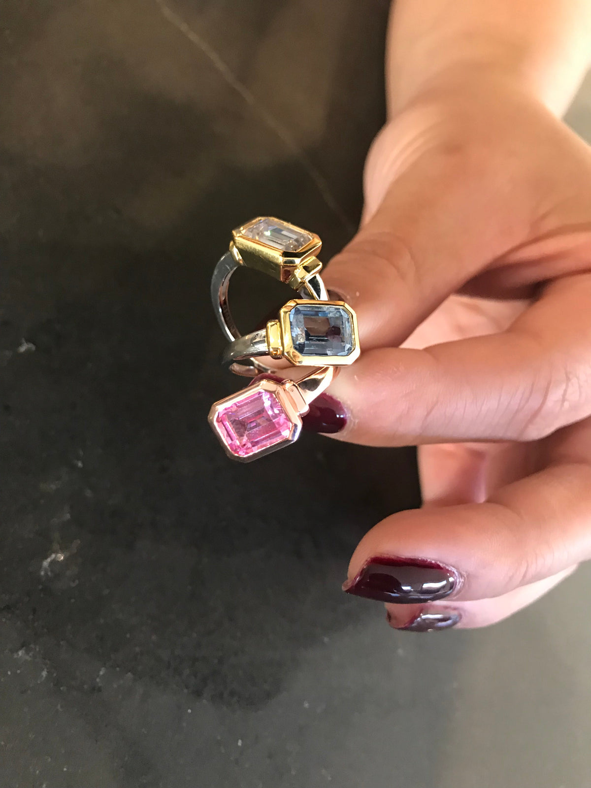 EMILIO SILVER & GOLD ZION RING