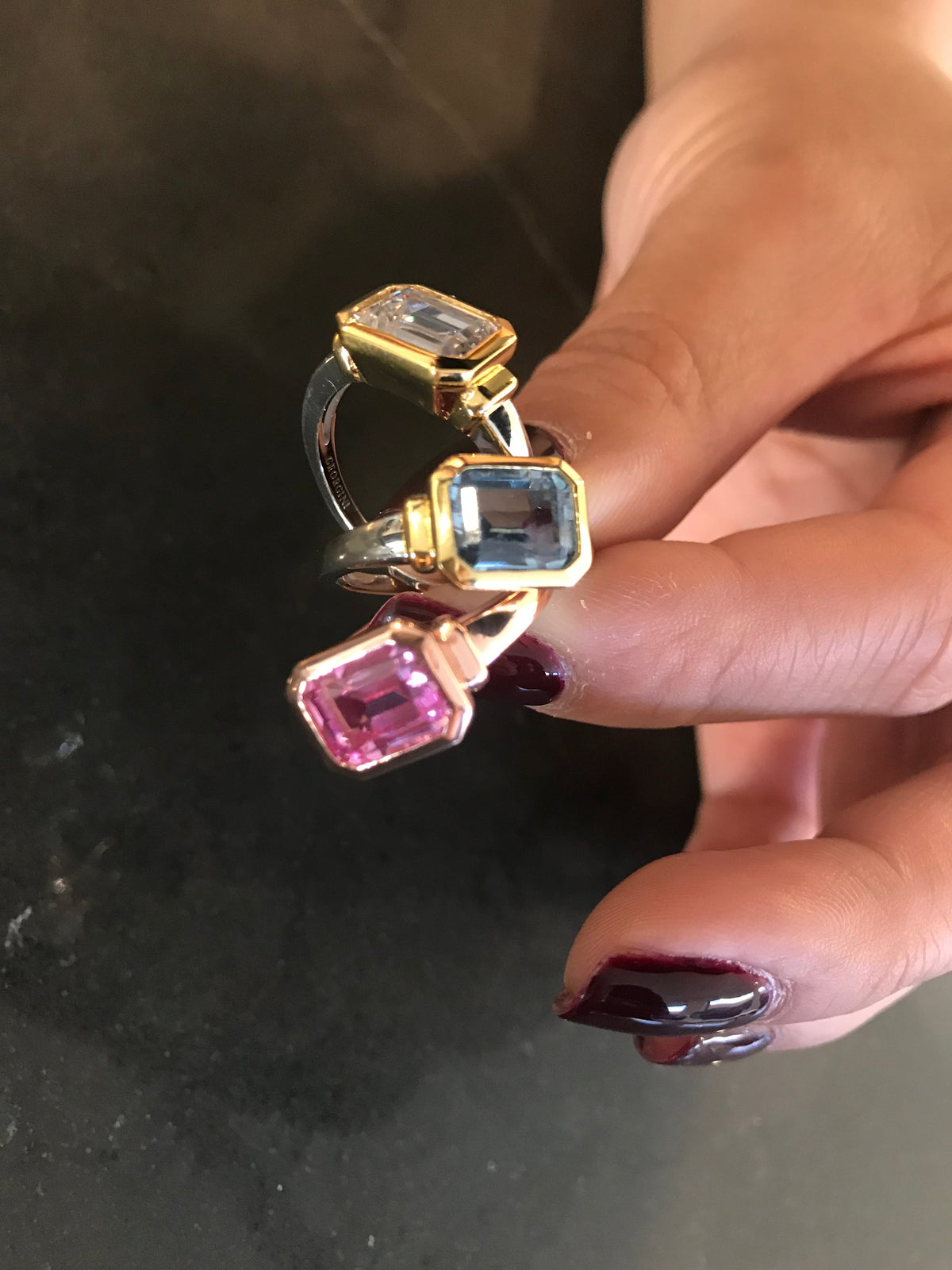 EMILIO SILVER & GOLD ZION RING