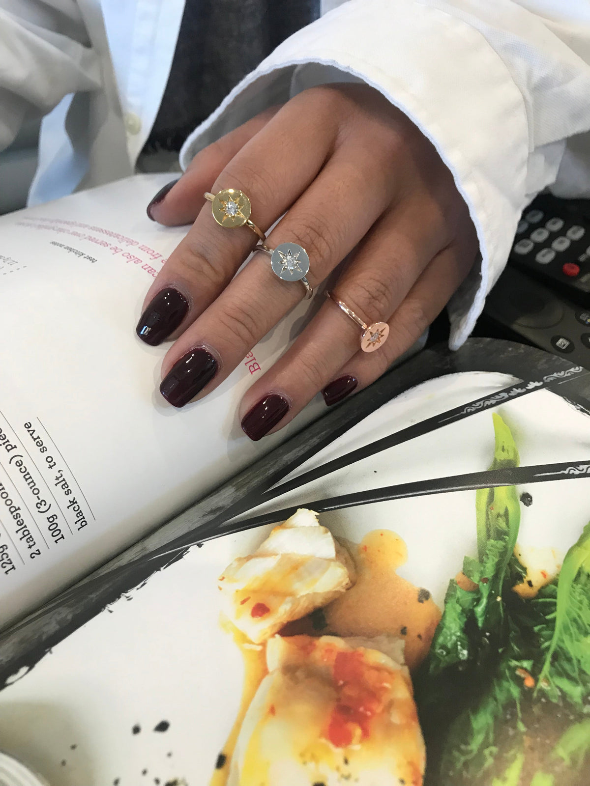 STELLAR LIGHTS SILVER RING
