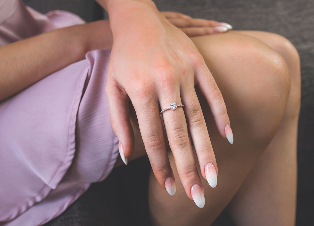 AURORA GLOW RING ROSE GOLD